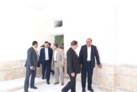 بازدید مدیرکل آموزش و پرورش از پروژه ۱۲ کلاسه آموزشگاه پیامبر اعظم(ص) شهرستان زارچ