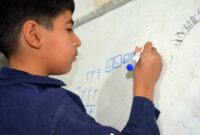 اردوی جهادی دانشجویان دانشگاه پیام نور تفت در روستای کردآباد