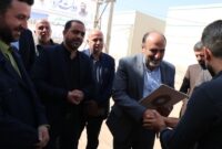 تحویل ۷۵ واحد مسکونی ویلایی ساز طرح نهضت ملی مسکن شهرستان زارچ