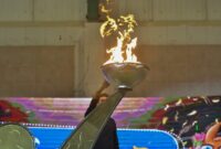 مشعل یازدهمین المپیاد ورزش محلات شهر میراث جهانی یزد شعله‌ور شد