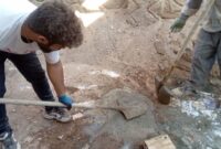 پر کردن دو حلقه چاه غیر مجاز در شهرستان مهریز