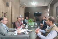 دیدار حامیان حیات پاک اشکذر با مدیر کل اداره حفاظت محیط زیست استان یزد
