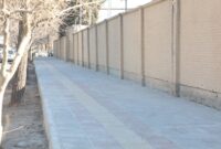 تداوم بهسازی معابر منطقه بافت تاریخی با اجرای ۲۲۰۰ مترمربع پیاده‌روسازی