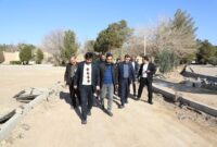 بازدید شهردار یزد از بوستان بانوان حضرت معصومه (س)