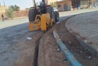 تحول زیرساخت‌های ارتباطی اشکذر با آغاز پروژه فیبر نوری در بلوار وحدت
