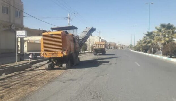آغاز بهسازی و تعویض آسفالت بلوار جوان